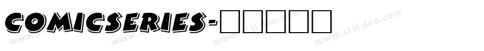 COMICSERIES字体转换