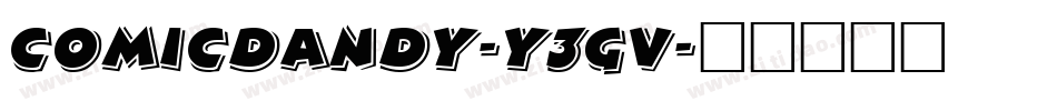 ComicDandy-y3gV字体转换