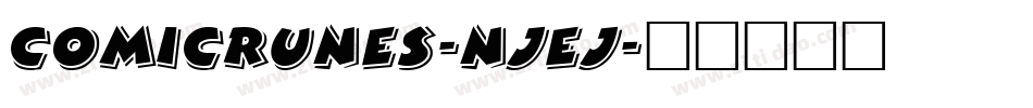 ComicRunes-njeJ字体转换