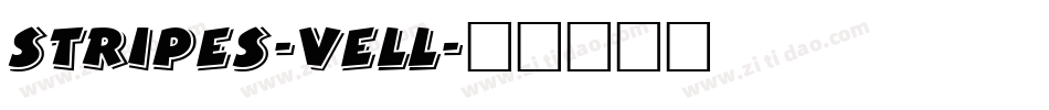 Stripes-vELL字体转换