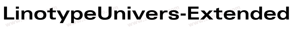 LinotypeUnivers-ExtendedThinItalic字体转换