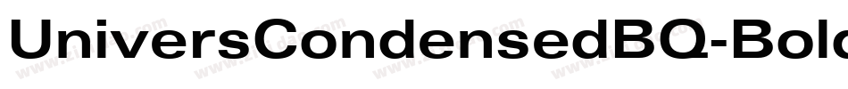 UniversCondensedBQ-Bold字体转换