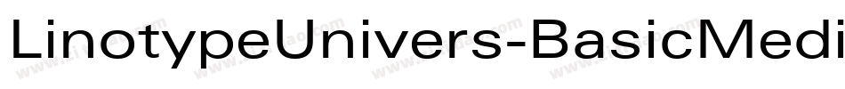 LinotypeUnivers-BasicMedium字体转换