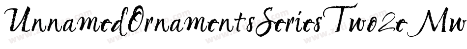 UnnamedOrnamentsSeriesTwo-2eMw字体转换