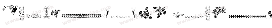 Unpublished-Ornaments字体转换