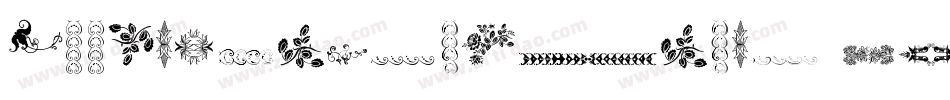 WoodtypeOrnaments-Two字体转换