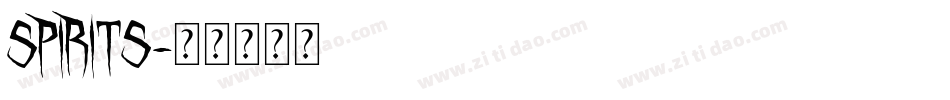Spirits字体转换