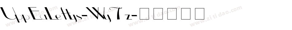 UppEaLeftys-Wy7z字体转换