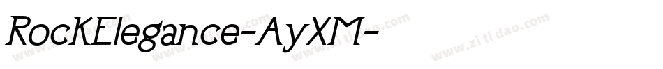 RockElegance-AyXM字体转换