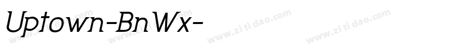 Uptown-BnWx字体转换
