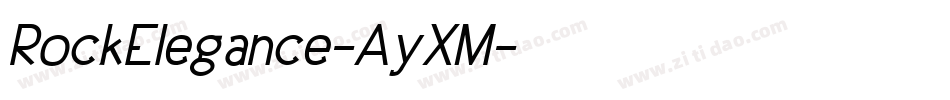 RockElegance-AyXM字体转换