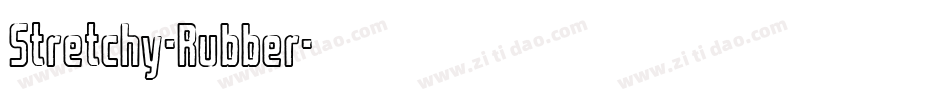 Stretchy-Rubber字体转换