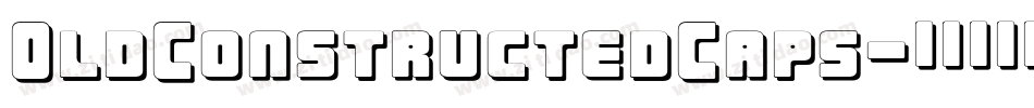 OldConstructedCaps字体转换