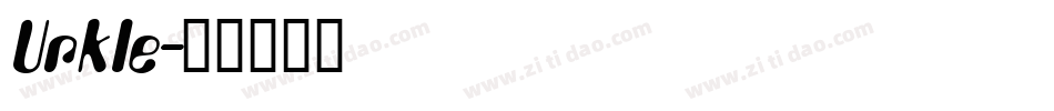Urkle字体转换