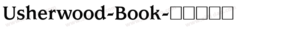 Usherwood-Book字体转换