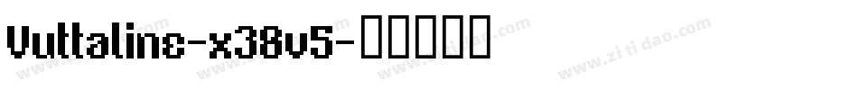 Vuttaline-x38v5字体转换