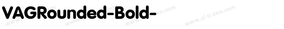 VAGRounded-Bold字体转换