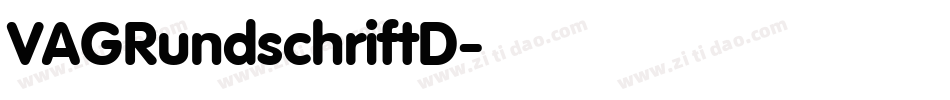 VAGRundschriftD字体转换