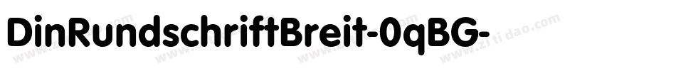 DinRundschriftBreit-0qBG字体转换