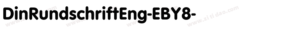 DinRundschriftEng-EBY8字体转换