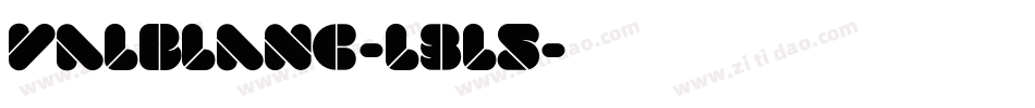 ValBlanc-L3l5字体转换