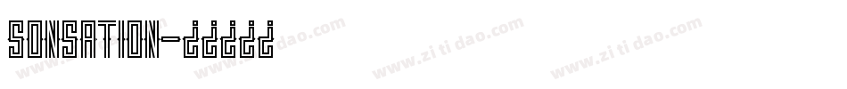 sonsation字体转换