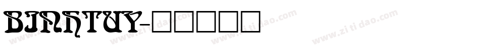 BINHTUY字体转换