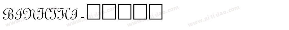 BINHTHI字体转换