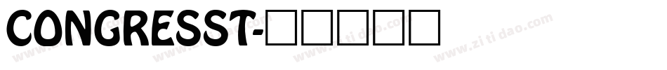 CongressT字体转换