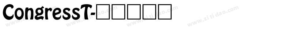 CongressT字体转换