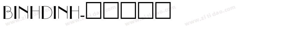 BINHDINH字体转换