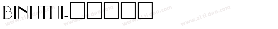 BINHTHI字体转换