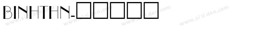 BINHTHN字体转换