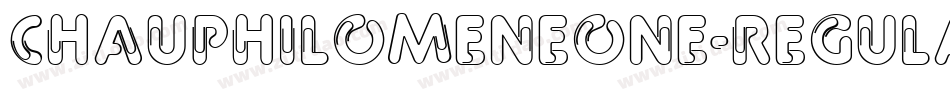 ChauPhilomeneOne-Regular字体转换