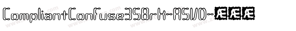 CompliantConfuse3SBrk-A5VD字体转换