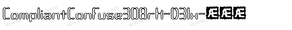CompliantConfuse3OBrk-D3lx字体转换