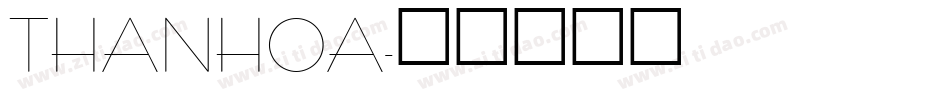 THANHOA字体转换