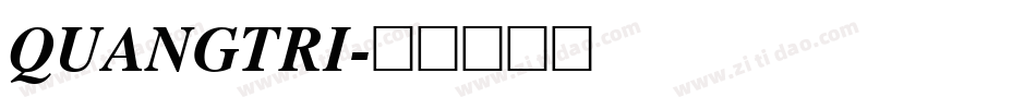 QUANGTRI字体转换