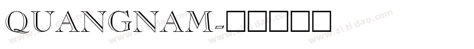 QUANGNAM字体转换