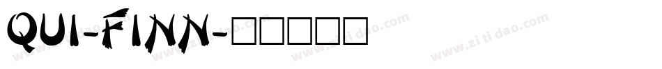 Qui-Finn字体转换