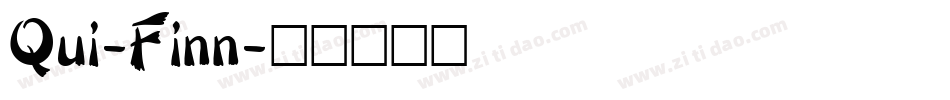 Qui-Finn字体转换