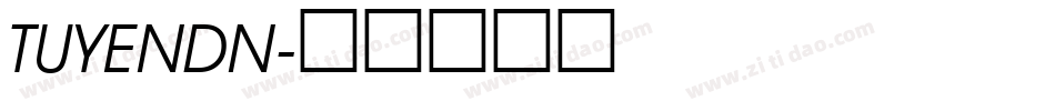 TUYENDN字体转换