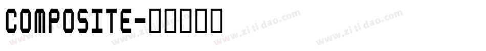 Composite字体转换