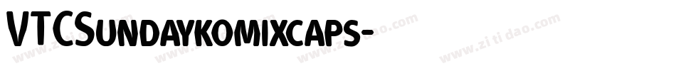 VTCSundaykomixcaps字体转换