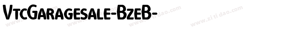 VtcGaragesale-BzeB字体转换