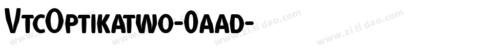 VtcOptikatwo-0aad字体转换