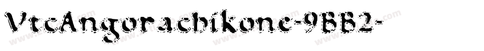 VtcAngorachikone-9BB2字体转换