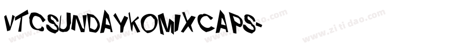 VTCSundaykomixcaps字体转换