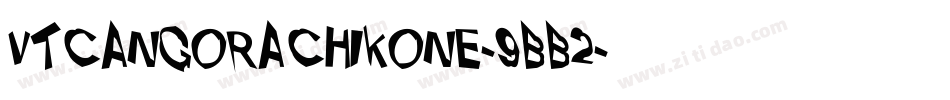 VtcAngorachikone-9BB2字体转换