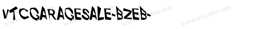 VtcGaragesale-BzeB字体转换